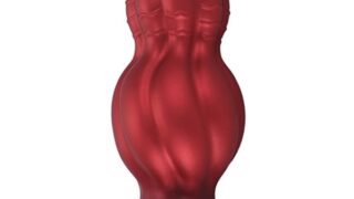 アナルディルド 極太サイズ 異形ディルド 女性用 太い柔らかいシリコンアナルプラグ アナルグッズ 瓢箪形 凹凸あり…