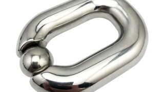 ペニスリング ヘビー デューティ スチール マグネット 吸着 ボンテージ 拘束リング 重量ベアリングト ボール ス…