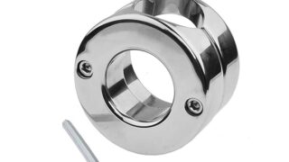 金属 ステンレス鋼 ペニスリング ヘビー デューティ陰茎リング コックリング 運動ボールストレッチャー陰嚢 男性 …