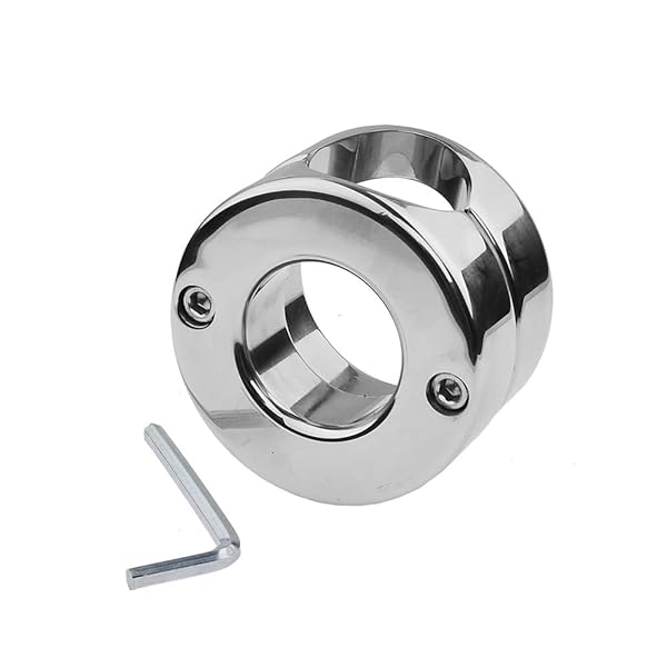 金属 ステンレス鋼 ペニスリング ヘビー デューティ陰茎リング コックリング 運動ボールストレッチャー陰嚢 男性 …