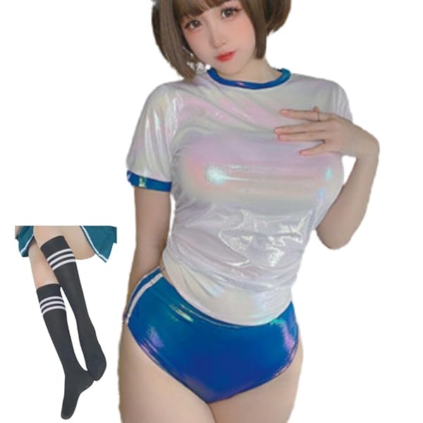 ブルマ 体操服 体操着 運動着 エナメル 超 光沢 女子高生 コスプレ セクシー