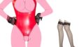 コスプレ 胸空き セクシー 大きい エナメル レオタード ハイレグ 光沢