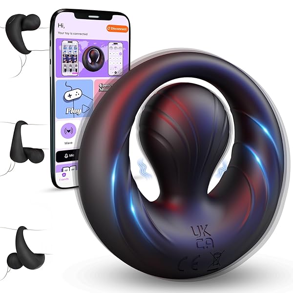 【新モデルな水滴型電動リング！昇天快感!】 veissile ペニスリング コックリング 男性用 360°調節可能…