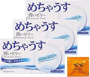 コンドーム – めちゃうす 1000 1箱12コ入×3パック 【ペペローションスタンダード5mL付】