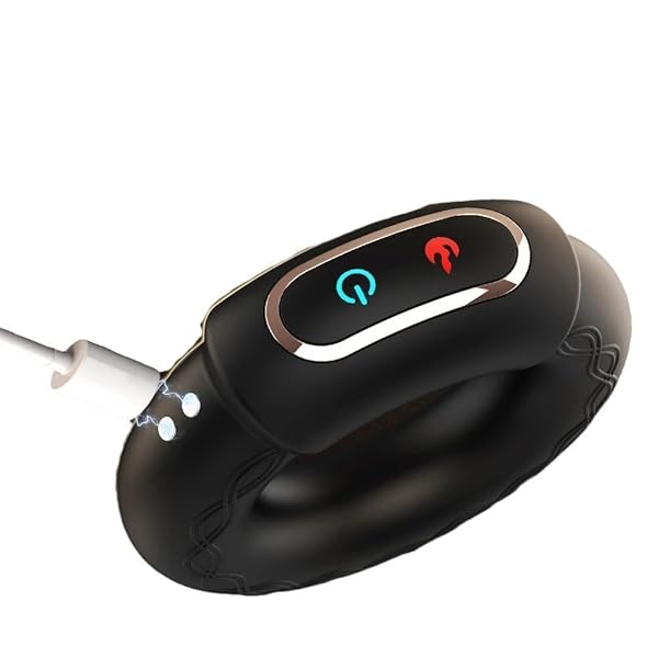 ペニスリング コックリング 電動バイブ 【10種振動刺激＆加熱＆アプリのリモコン】 あだるとグッズ 男性 亀頭責め…