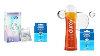 デュレックス (1) コンドーム エアタッチ たっぷりゼリー 10個入 ラテックス製 + 試供品付き【Amazon…