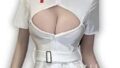 コスプレ 大きいサイズ ナース コスチューム 2L 3L 4L かわいい 看護婦 看護師 医療 セクシーランジェリ…