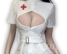 コスプレ 大きいサイズ ナース コスチューム 2L 3L 4L かわいい 看護婦 看護師 医療 セクシーランジェリ…