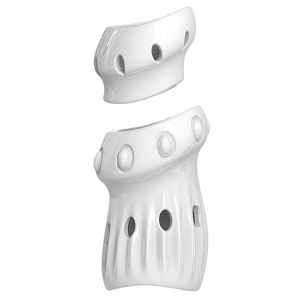 コックリング 包茎リング ペニス用 通気性タイプ 2個セット TPE素材 透明＆ホワイト 柔らかい フィット感 大…