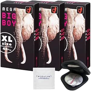 【3個セット】 メガビッグボーイ オカモト メガ ビッグ ボーイ + オリジナルコンドームケース + ペペ ローシ…