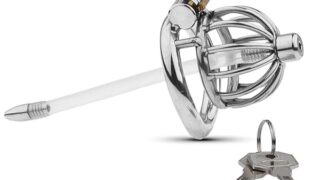 貞操帯 男性 極小貞操体 男性45MM ブジー付き男性向け貞操具 メンズ拘束具 束縛具 アダルトグッズ sm 拘束…