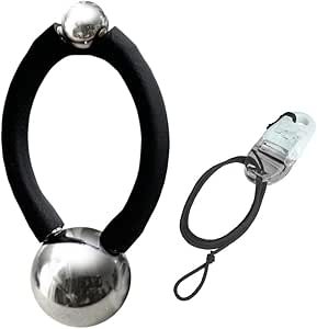 クマッキー A40黒ST 包茎 ペニス 牽引 リング フリーサイズ 小さめ 増大 チントレ 日本製 器具（落下防止付