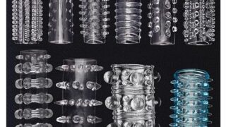 Alip ペニスサック アダルトグッズ 男性用 10個セット コックリング ペニスリング ペニスサック イボ付き …