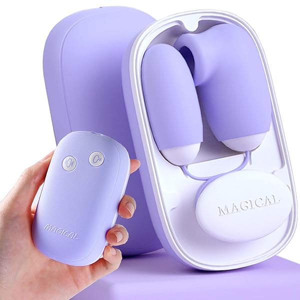 【一体型Boxの新鋭設計】ダブルローター 女性用 強力 静か 人気 バイブ 小型【一台二役！一体型磁気収納ボックス…