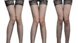 ランジェリー – [Byuuu] レディース ガーターストッキング オープンクロッチ サスペンダー パンティストッキング 穴あき パ…