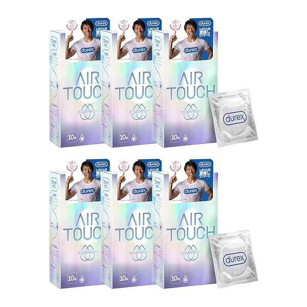Durex デュレックス 【世界シェアNo1コンドームブランド】 コンドーム エアタッチ たっぷりゼリー 10個入…