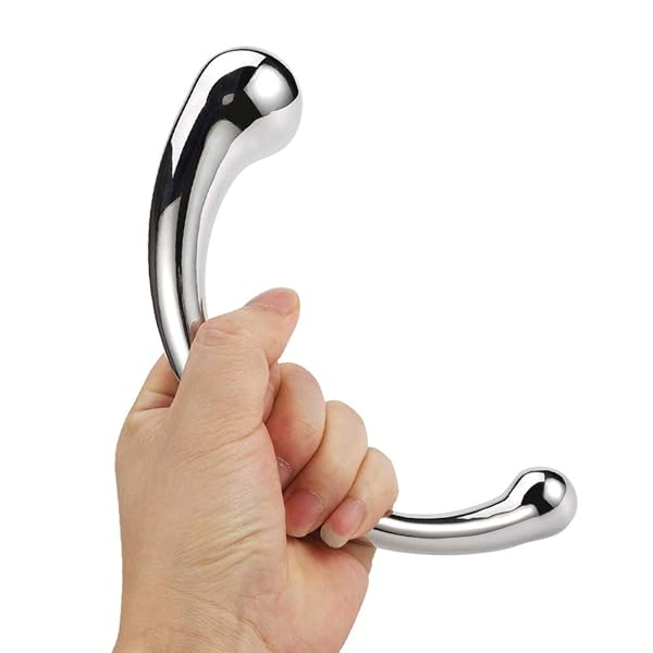 ディルド – [ForstST] 両頭アナルプラグ Gスポット刺激 アナル拡張 前立腺刺激 ダブルピーズ 金属製 男女兼用