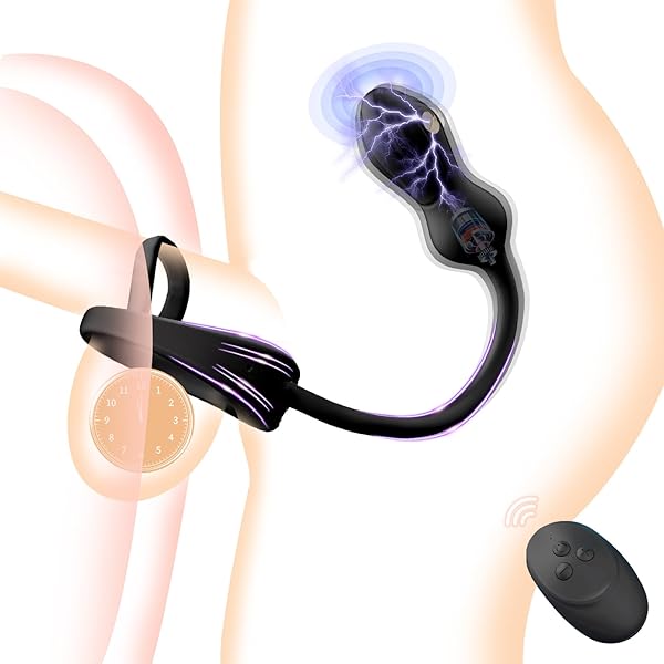 ディルド – Hisecret アナルプラグ アナルバイブ 電動 アナルビーズ 【3種微電撃刺激＋10振動アナル激振＋ニスリング…