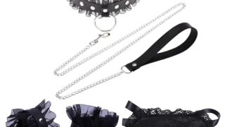 [LUNA NOIR] リード 人間用チョーカー 首輪 人間 sm リード付 smプレイ 拘束具 変態 地雷系ファ…