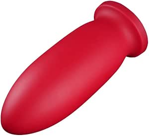 ディルド – MAPARON レッド アナルプラグ 吸盤付き 液体シリコン 七つのサイズ 3XL:10.2X30cm