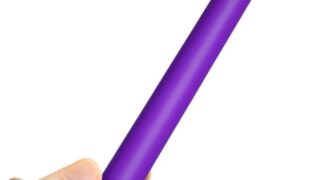 MUGEN∞（夢幻）【人気商品 電動棒 バイブ ローター スティック 10種類振動 パープル】紫 電池式 コードレ…