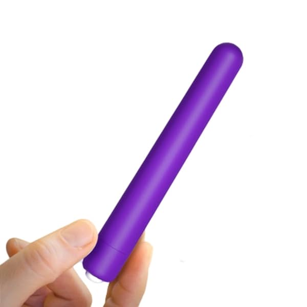 MUGEN∞（夢幻）【人気商品 電動棒 バイブ ローター スティック 10種類振動 パープル】紫 電池式 コードレ…