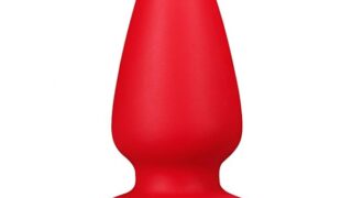 ディルド – MinYn アナルプラグ レッド 液体シリコン 吸盤付き 全四サイズ XL:7.4X16.6cm