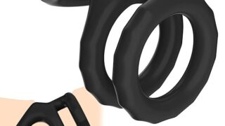 Orirya コックリング シリコン ペニスリング 三重の束縛 柔らかいシリコン製 弾力 コックリング アダルトグ…