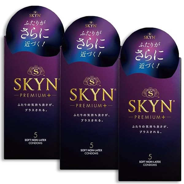コンドーム – 不二ラテックス スキン SKYNプレミアムプラス Premium ＋（プラス）ポリイソプレン 5個入 柔らか素材で…