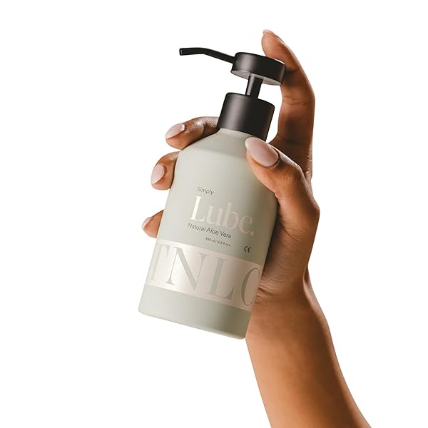 ローション – Simply Lube – 天然で癒されるアロエベラ – 300ml – 詰め替え可能な有機水ベースの個人用潤滑剤…