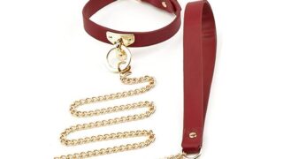 首輪 人間 Sm リード付き Smグッズ 人間用首輪 調整可能 可愛い 金属牽引チェーン付き smコスプレ 拘束具…