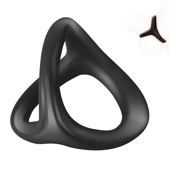 Soxeeh ペニスリング コックリング Y型リング リング シリコン製 3重束縛 良い弾力男性用