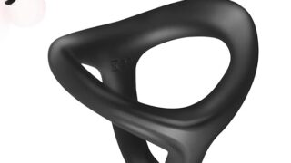 Soxeeh ペニスリング コックリング 良い伸縮性と柔軟性 ペニス刺激 シリコン素材 男性用（黒）