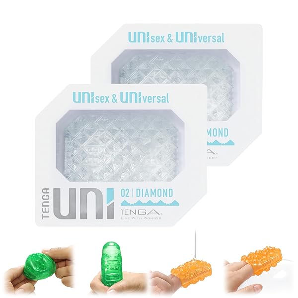 ホール – TENGA テンガ UNI ユニ DIAMOND ダイアモンド ピラミッドカット ユニセックス ぷるぷる触感 使い…