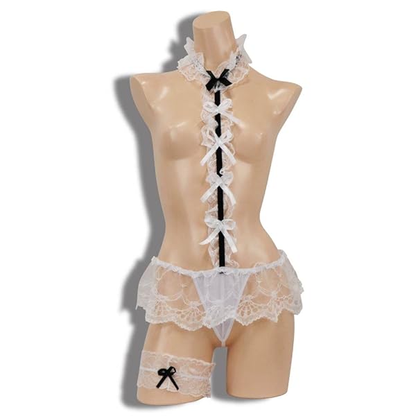 [ブラックオーメン] 過激羞恥露出乳出しメイド服 メイド コスプレ オープンバスト 乳出し 過激 Tバック セクシ…