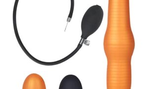 ディルド – TaRiss’s 5点セット サンラン器 ウマレル2点付き インフレート式 アナル玉 シリコン ゴールド