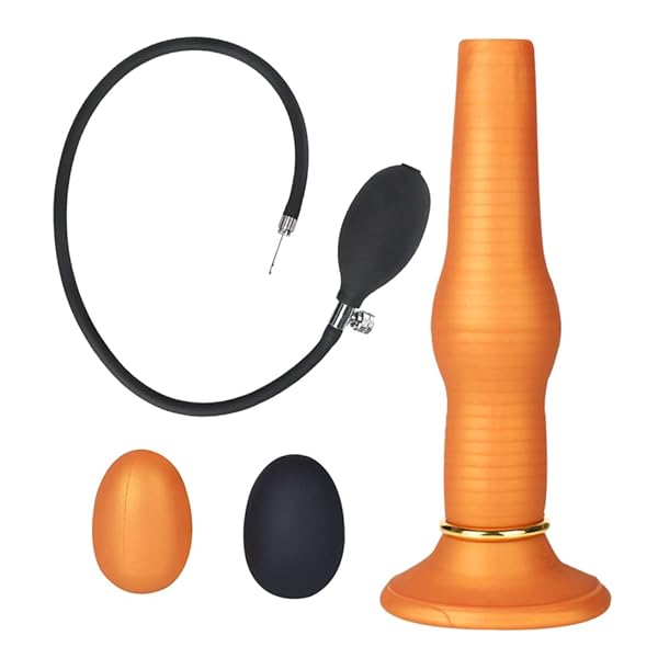 ディルド – TaRiss’s 5点セット サンラン器 ウマレル2点付き インフレート式 アナル玉 シリコン ゴールド