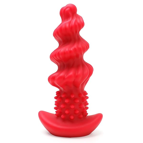 ディルド – TaRiss’s アナルプラグ ネジ山形 突起あり アンカー台座 液体シリコン S