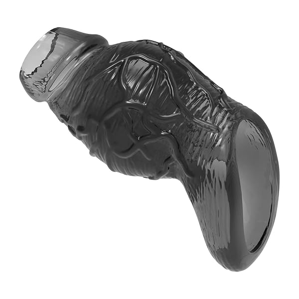 ペニスサック コックリング 太さ UP 先端露出 凹凸テクスチャ 柔らかい素材 男性用 アダルトグッズ 繰り返し使…