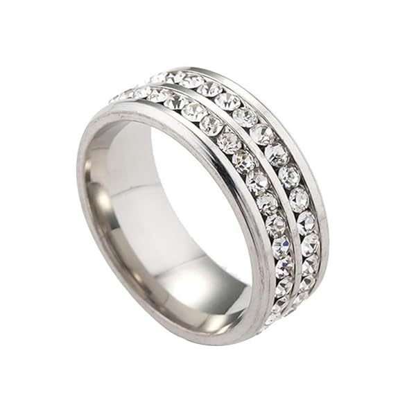 [Xiang Ru] 指輪 リング メンズ レディース オシャレ 男女兼用 恋人 カップル 彼氏 彼女 シンプル …