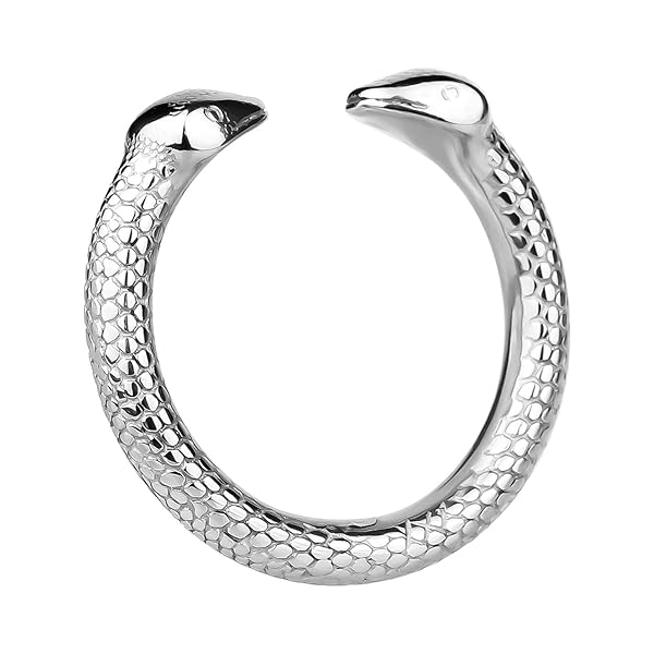 Yemaxコックリング ペニスリング 金属 304ステンレス製蛇頭型の開口設計cock ring アダルトグッズ …