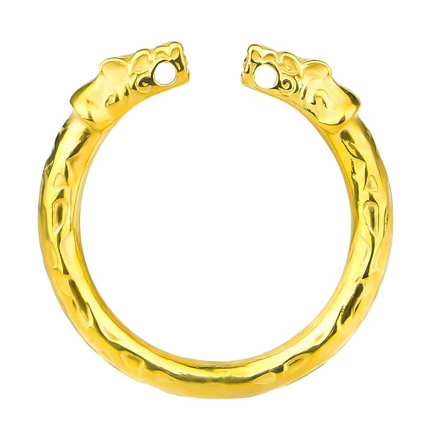 Yemaxコックリング ペニスリング 金属 304ステンレス製虎頭型の開口設計cock ring アダルトグッズ …