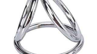 Yemaxコックリング ペニスリング マンガンスチール製三連リングcock ring ペ二スリング グランスリング…