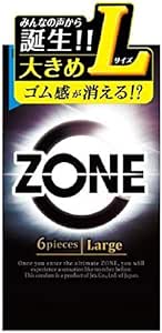 ジェクス ZONE ゾーン コンドーム Lサイズ 6個入×8個