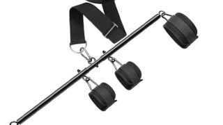 sm – 【BDSM拘束セット】首と手首を繋ぐスプレッダーバー付き多機能SM手枷足枷セット、調整可能なハンドカフス＆アンクル…