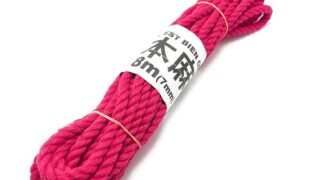 sm – CESTBIEN 本麻縄 ピンク 長さ8m 太さ7mm 緊縛用 本格仕様 SMグッズ