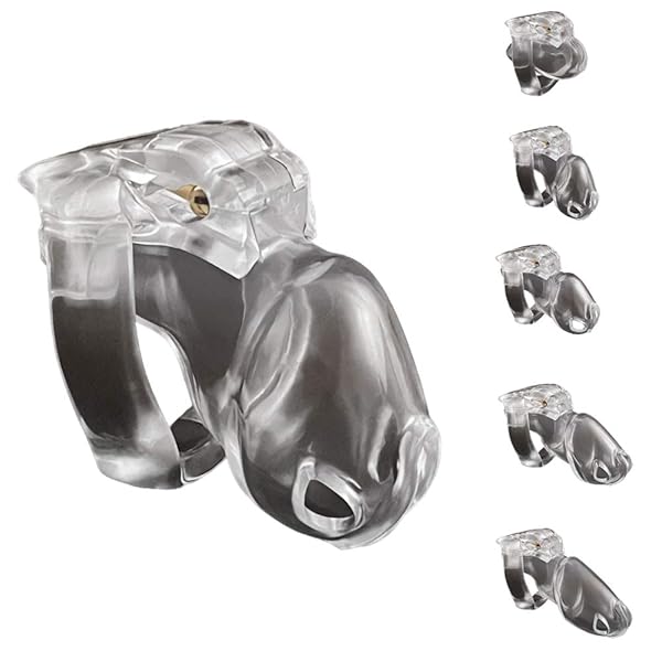 sm – HT-V4 男性貞操ロック 錠付貞操装置 樹脂 コックケージ 拘束具 貞操ケージ SM 付き4 コック リング 大…