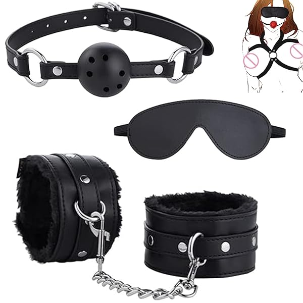 sm – LIKENNY SMグッズ 手枷 SM口枷 ボール アイマスク 目隠し 3個セットSMプレイ 拘束具 束縛具 手足…