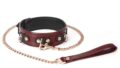 sm – [Liebe Seele] リーベゼーレ 首輪 人間用 高級 SMグッズ コスプレ 本革 リード セット ワインレ…
