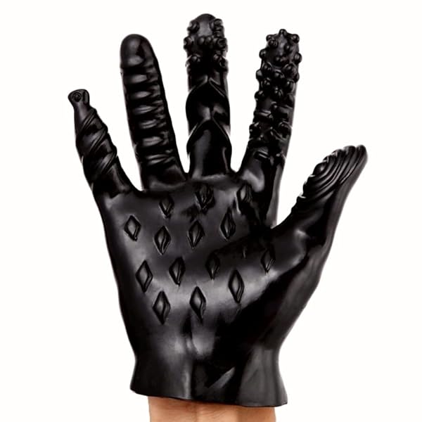 sm – MUGEN∞（夢幻）【人気商品 オナニー グローブ 魔法の指先 マッサージ SMグッズ ブラック】黒 sex用の手…